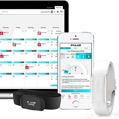 Mit der 
Polar Flow Webservice und App das Wohlbefinden �berwachen