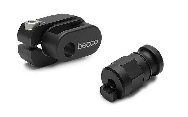 Qeridoo becco Schnellspanner Kupplung M5 x 0,8 (V-CAI050-25-BK080) f�r Qeridoo Kidgoo 2 2026 (Q-KDG2-26)