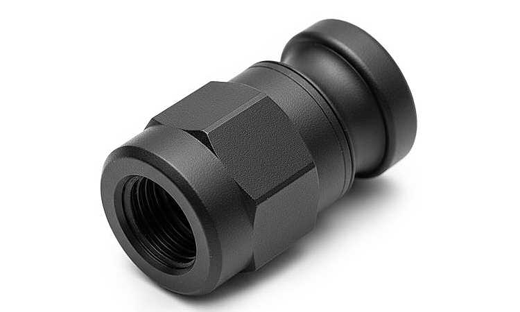 Qeridoo becco Vollachsadapter M12 x 1,25 (B-CAI120-25-BK125) f�r Qeridoo Kidgoo 2 2026 (Q-KDG2-26)