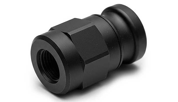 Qeridoo becco Vollachsadapter 3/8 x 26 (B-CAI308-25-BK260) f�r Qeridoo Kidgoo 2 2026 (Q-KDG2-26)