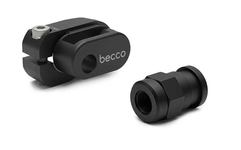 Qeridoo becco Vollachskupplung M12 x 1,0 (V-CAI120-25-BK100) f�r Qeridoo Kidgoo 2 2026 (Q-KDG2-26)