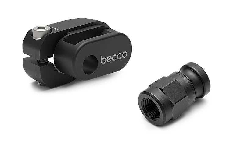 Qeridoo becco Vollachskupplung M12 x 1,25 (V-CAI120-25-BK125) f�r Qeridoo Kidgoo 2 2026 (Q-KDG2-26)