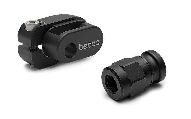Qeridoo becco Vollachskupplung 3/8 x 26 (V-CAI308-25-BK260) f�r Qeridoo Kidgoo 2 2026 (Q-KDG2-26)