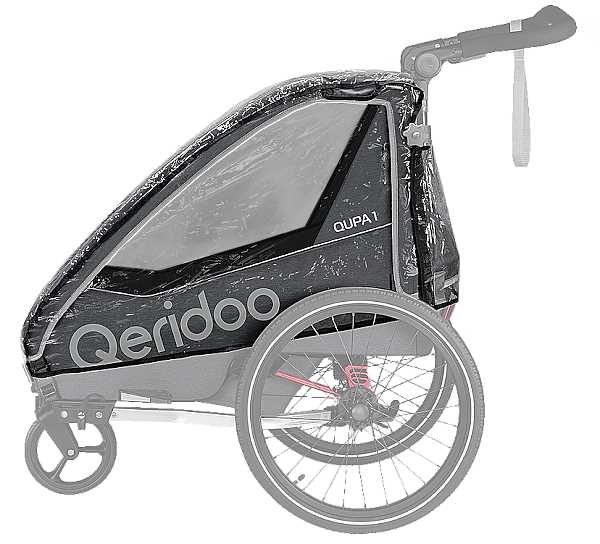 Qeridoo Einsitzer Regenverdeck (A-RC11-22-TR) f�r Qeridoo Lynix/ QUPA/ Skaja/ Sportrex