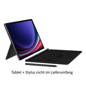 Samsung Keyboard Book Cover, schwarz (EF-DX815) für Samsung Galaxy Tab S9+