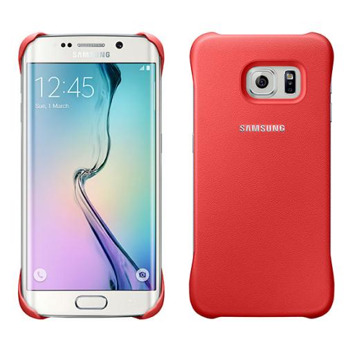Produktbild von Samsung Schutz-Cover EF-YG925, rot für Samsung Galaxy S6 Edge