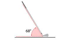 mit dem TruSwing 
messen 
Sie den 
Schaftwinkel