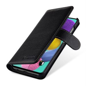 Stilgut Flip Cover Talis, schwarz für Samsung Galaxy A51