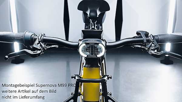 Supernova M99 PRO 2 E-Bike Frontlicht mit bis zu 3000 Lumen Fernlicht