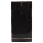 TPU Silikon Case, schwarz fr Sony Xperia S