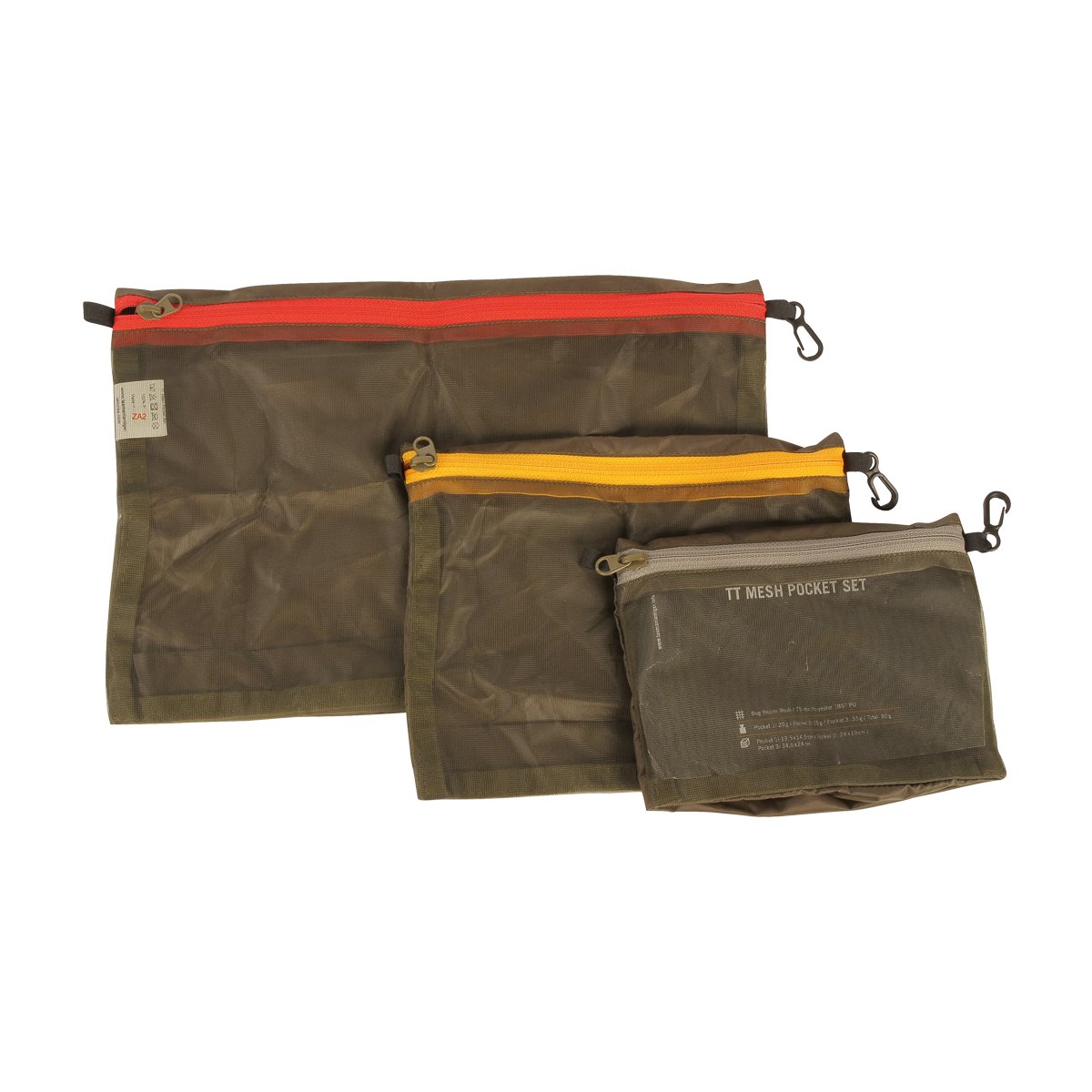 Produktbild von Tasmanian Tiger TT Mesh Pocket Set - Innentaschen-Set für Rucksäcke