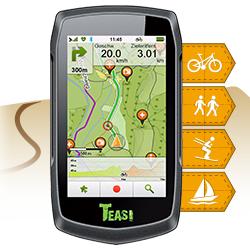 Mit dem Teasi one 3 werden Sie gem�� Ihrer Profileinstellung bestens navigiert.