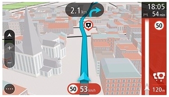 TomTom Radarkameras zeigt 
an, wenn Sie sich einer Radarkamera n�hern