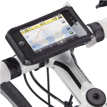 Produktbild von Topeak SmartPhone DryBag5 in schwarz - Schutzhülle mit Fahrradhalterung für Smartphones mit 4-5 Zoll Displays