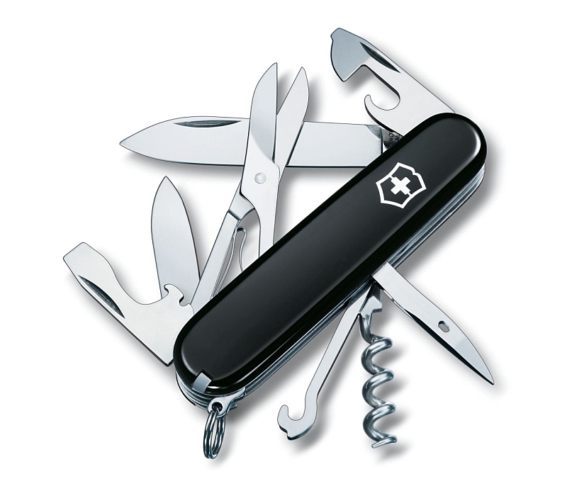 Produktbild von Victorinox Climber, schwarz (1.3703.3) - Taschenmesser mit 14 Funktionen