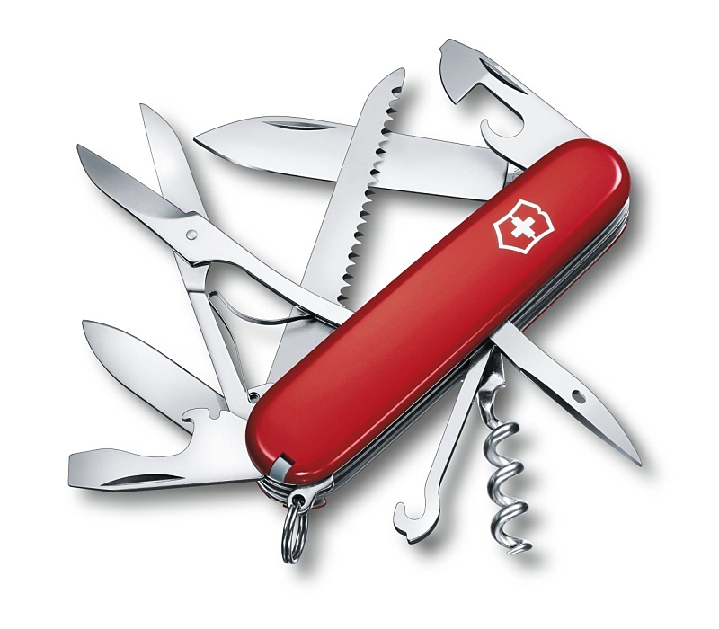 Produktbild von Victorinox Huntsman, rot (1.3713) - Taschenmesser mit 15 Funktionen