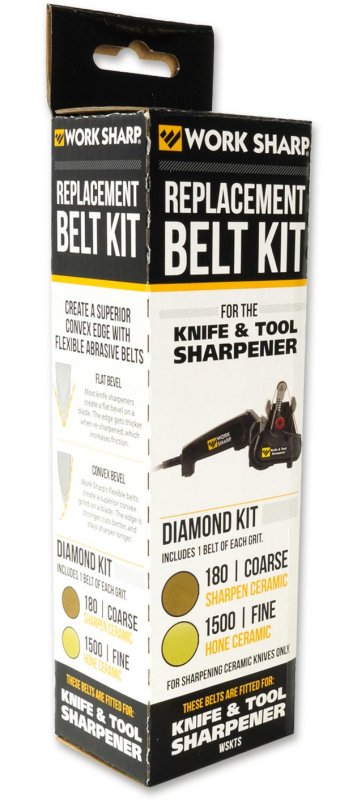 Produktbild von Work Sharp Diamantschleifband-Sortiment 180 / 1500 für Knife and Tool Sharpener , Ken Onion Edition