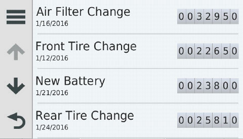Der 
zumo 345 verfgt ber einen Reisecomputer mit einer digitalen Kraftstoffanzeige