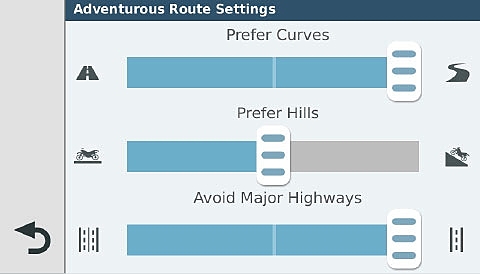 Einstellungen um die Garmin zumo 345 Touren Routing Funktion zu verwenden